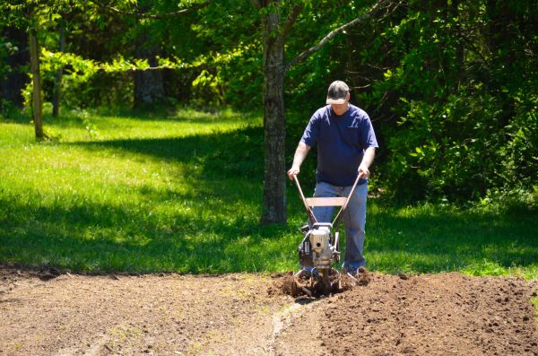 Grass Rototilling