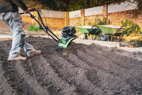 Grass Rototilling